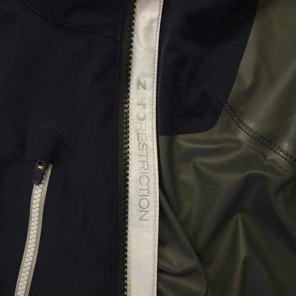 Zero Restriction Power Torque Mens Full Zip Golf Jacket Size L Blue - Picture 9 of 9